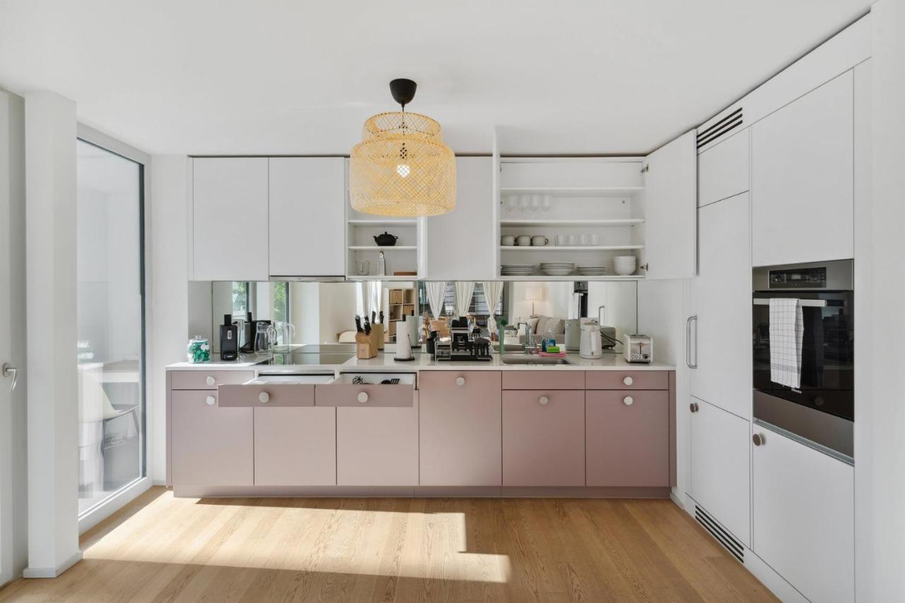 Zurich Flat: Central & Lake Convenience Buitenkant foto